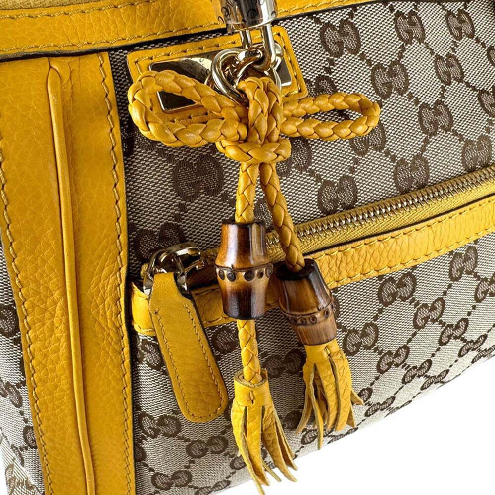GUCCI Brown Leather Shoulder Bag - Picture 12 of 14